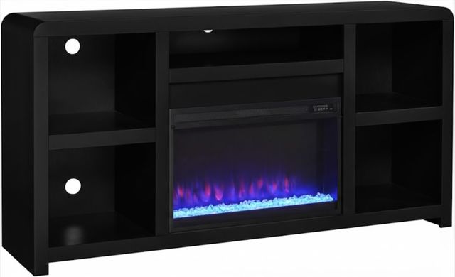 aspenhome® Taylor Black 66" Fireplace Console-0