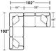 Jackson Furniture Royce 2-Piece Taupe L-Shape Sectional-4