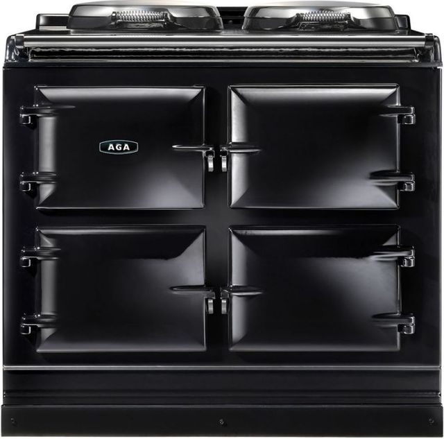 AGA 39" Black Dual Control Natural Gas Range-0