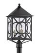 Currey & Company Ripley Midnight Large Post Light-1