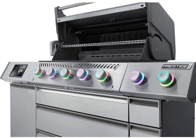 Napoleon Prestige® PRO 665 Elite 5-Burner Stainless Steel Freestanding Natural Gas Grill with Smart Technology and Electric Smoker Box-3