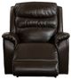 La-Z-Boy® Rosewood Chocolate Leather Manual Rocking Recliner-5