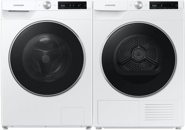 Samsung White Front Load Laundry Pair-0