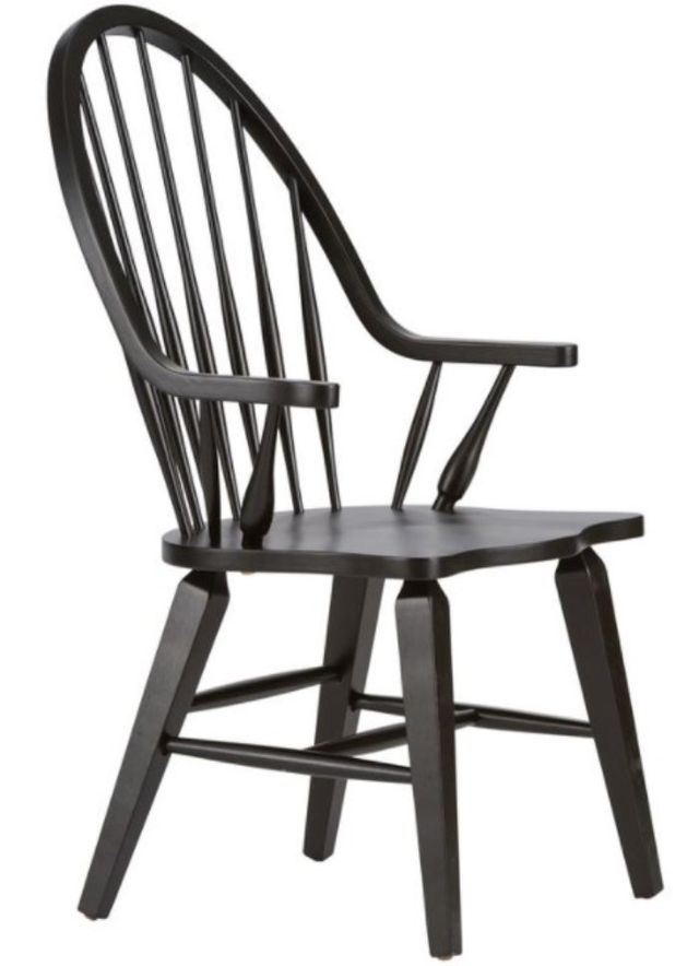 Liberty Furniture Hearthstone Ridge 7-Piece Black/Tobacco Dining Set-3