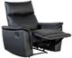 Furniture of America® Bienne Black Manual Recliner Chair-0