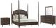Pulaski™ Asher Park 4-Piece Piano Brown King Poster Bedroom Set-0