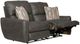 Catnapper® Dorian Charcoal/Nutmeg Power Reclining Loveseat-4