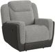 Elements International Hornet Rancho Gray Manual Glider Recliner-0
