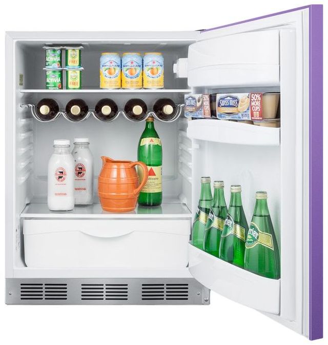 Summit® 5.8 Cu. Ft. Lavender Under The Counter Refrigerator -2