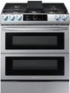 Samsung 30" Fingerprint Resistant Stainless Steel Front Control Slide-In Gas Range-1
