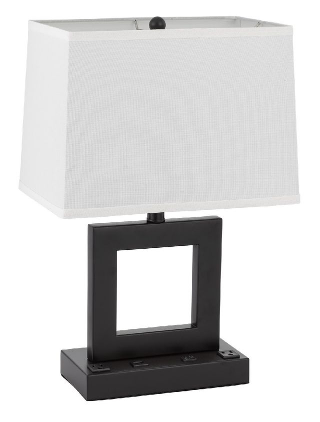 Cal® Lighting & Accessories Cachan  Antique Bronze Table Lamp-0