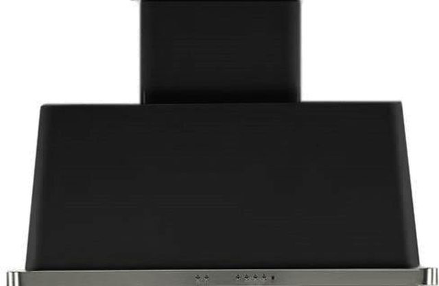 Ilve® Majestic II Series 40" Glossy Black Wall Mounted Chimney Style Range Hood-0