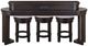 Liberty Furniture Weston 4-Piece Knubby Taupe/Peppercorn Console Bar Table and Stool Set-4