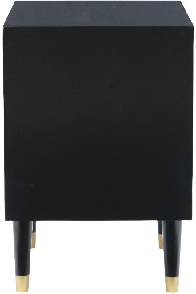 Linon Geo Black Nightstand-3