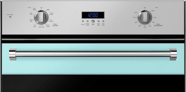 Viking® 3 Series 30" Bywater Blue Single Electric Wall Oven-1