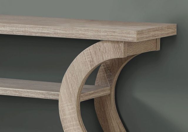 Monarch Specialties Inc. 47"L Dark Taupe Hall Console Table -1