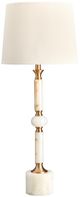 Crestview Collection Montrose White Buffet Lamp-0