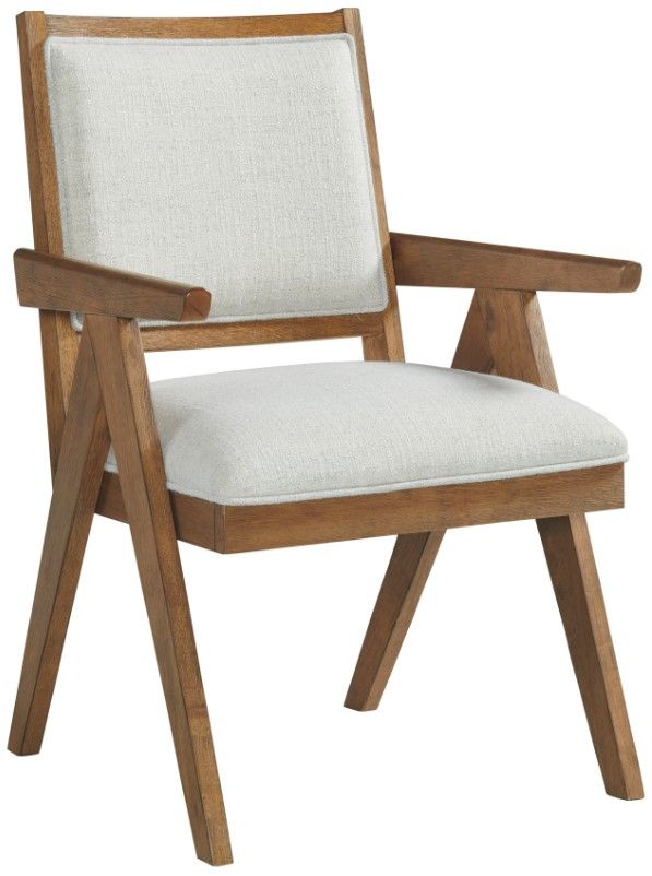 Intercon Vantage Organic Spice Acacia Arm Chair-0