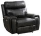 Mazin Furniture Granger Black Dual Power Recliner Chair-0