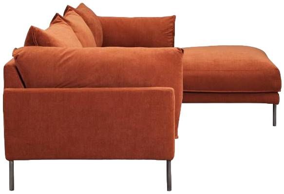 Moe's Home Collection Jamara 2-Piece Burnt Auburn Right-Arm Facing Sectional and Chaise-2