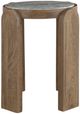 Signature Design by Ashley® Gavrilley Gray/White Accent Table with Taupe Base-1