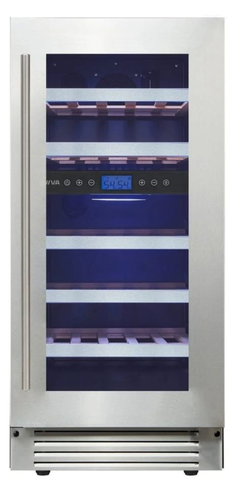 Aviva 15'' Stainless Steel Undercounter Wine Cooler