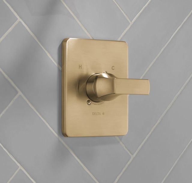 Delta Velum™ Monitor® 14 Series Champagne Bronze Valve Only Trim-1