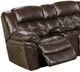 HomeStretch Cheyenne Whiskey 3-Piece Manual Reclining Sectional-1