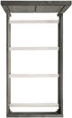Elements International Wade Gray Twin Youth Panel Bed-3