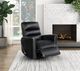 Homelegance® Dimitri Black Manual Swivel Glider Reclining Chair-1