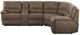 Emerald Home Aurora 3-Piece Brown Power Reclining Sectional-2