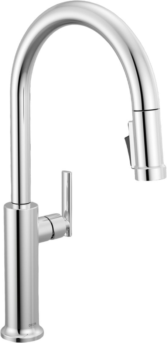 Delta Altado™ Chrome Single Handle Pull-Down Kitchen Faucet-3