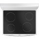 GE® 30" White Freestanding Electric Range-3