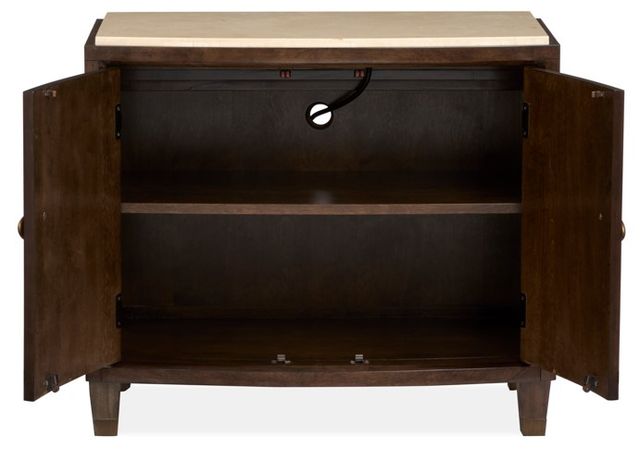 Magnussen Home® Rowan Espresso Brown Door Nightstand-3