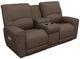La-Z-Boy® Cassian Mocha Power Reclining Loveseat with Console and Headrest-0