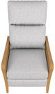 Best® Home Furnishings Customizable Ryberson Manual High Leg Recliner with Honey Birch Legs-1
