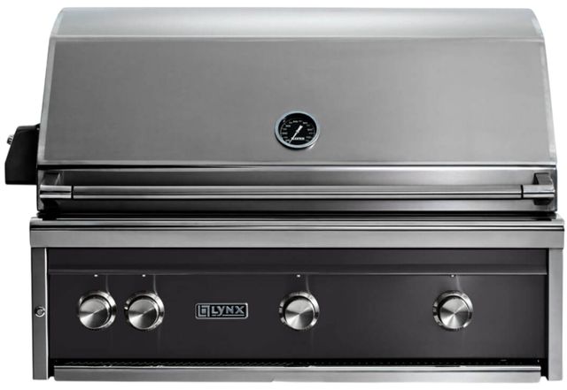 LYNX® Professional 3-Burner Obsidian Built-In Natural Gas Grill with Rotisserie-0