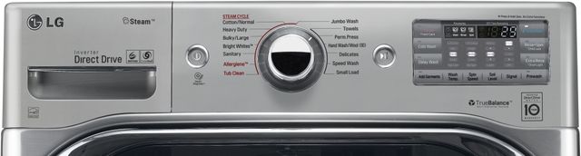 LG 5.2 Cu. Ft. Graphite Steel Front Load Washer-3