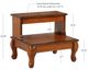 Powell® Beatrice Attic Antique Cherry Bed Steps with Drawer-2