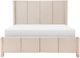Legacy Classic Bliss Beige/Soft Cashmere King Upholstered Panel Bed-2