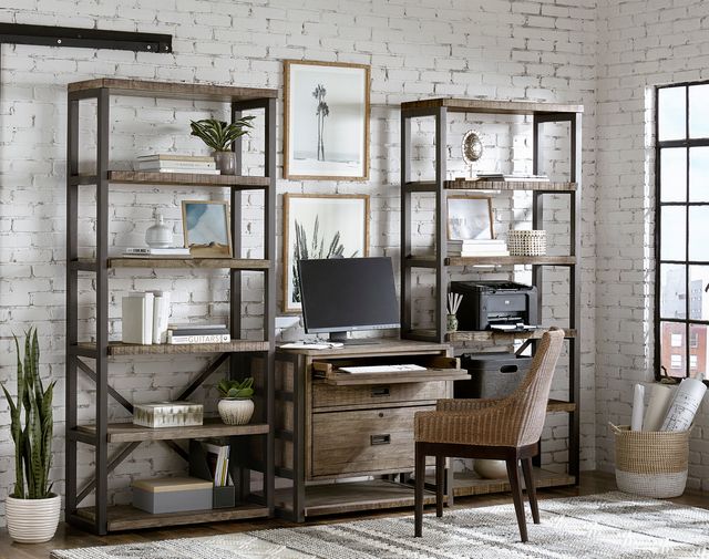 aspenhome® Grayson Cinder Grey Open Display Case-2