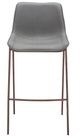 Zuo® Modern Magnus Slate Gray/Walnut Barstool-2