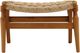 Dovetail Furniture Parley Natural Rattan/Wooden Outdoor Ottoman-4