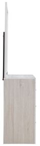 Coaster® Brantford Coastal White 6-Drawer Dresser and Mirror-2