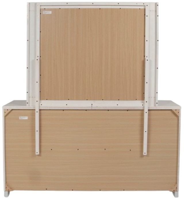 New Classic® Home Furnishings Sapphire White Dresser and Mirror Set-4