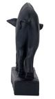 A & B Home Matte Black Pig Figurines-3
