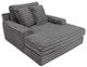 Franklin™ Bellini Cloud Dark Gray Chaise Lounger-1