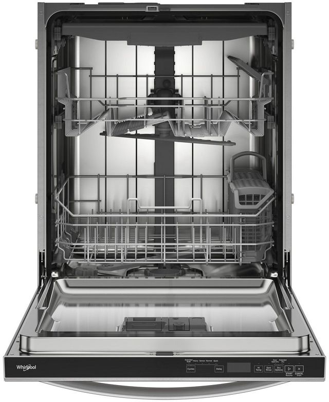 Whirlpool® 24" Fingerprint Resistant Stainless Steel Top Control Built-In Dishwasher-1