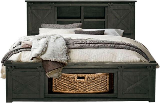 A-America® Sun Valley Charcoal California King Rotating Storage Bed-0