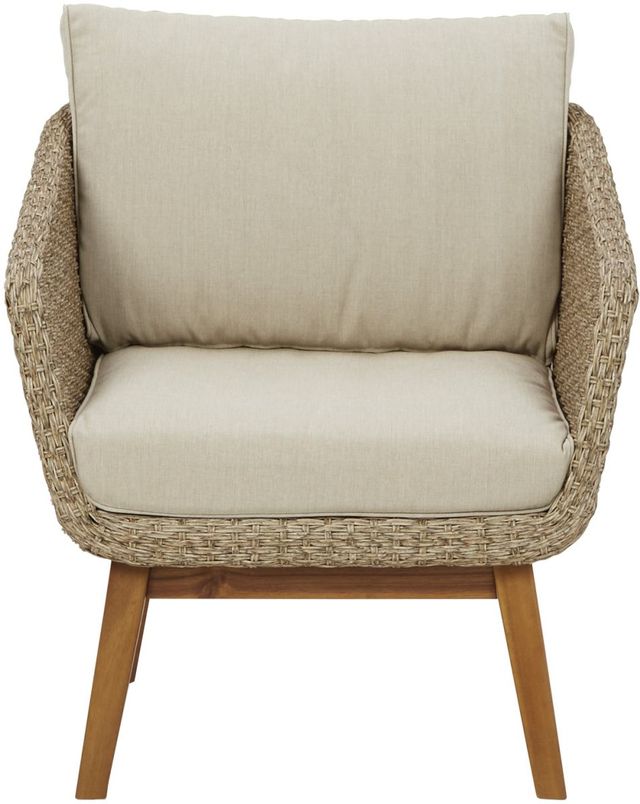 Signature Design by Ashley® Crystal Cave Beige Outdoor Lounge Chair Set-0